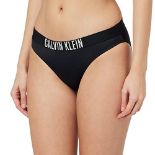 Calvin Klein Women's Bikini Bottom Classic Sport, Black (PVH Black), M