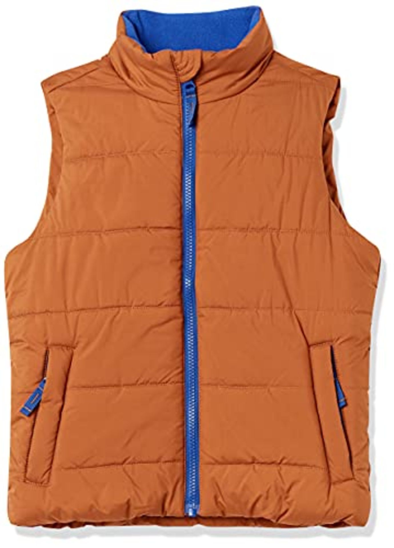 Amazon Essentials Boys' Heavy-Weight Puffer Jacket, Light Brown, 8 Years