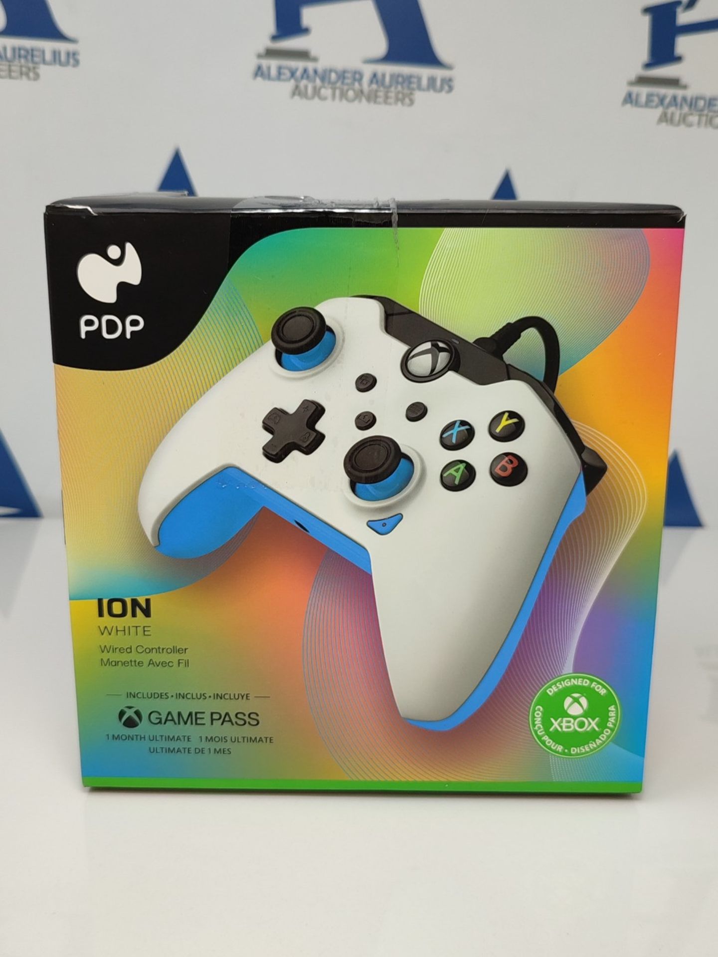 PDP Wired Controller Ion White for Xbox Series X and S, Gamepad, Wired Video Game Cont - Image 2 of 3