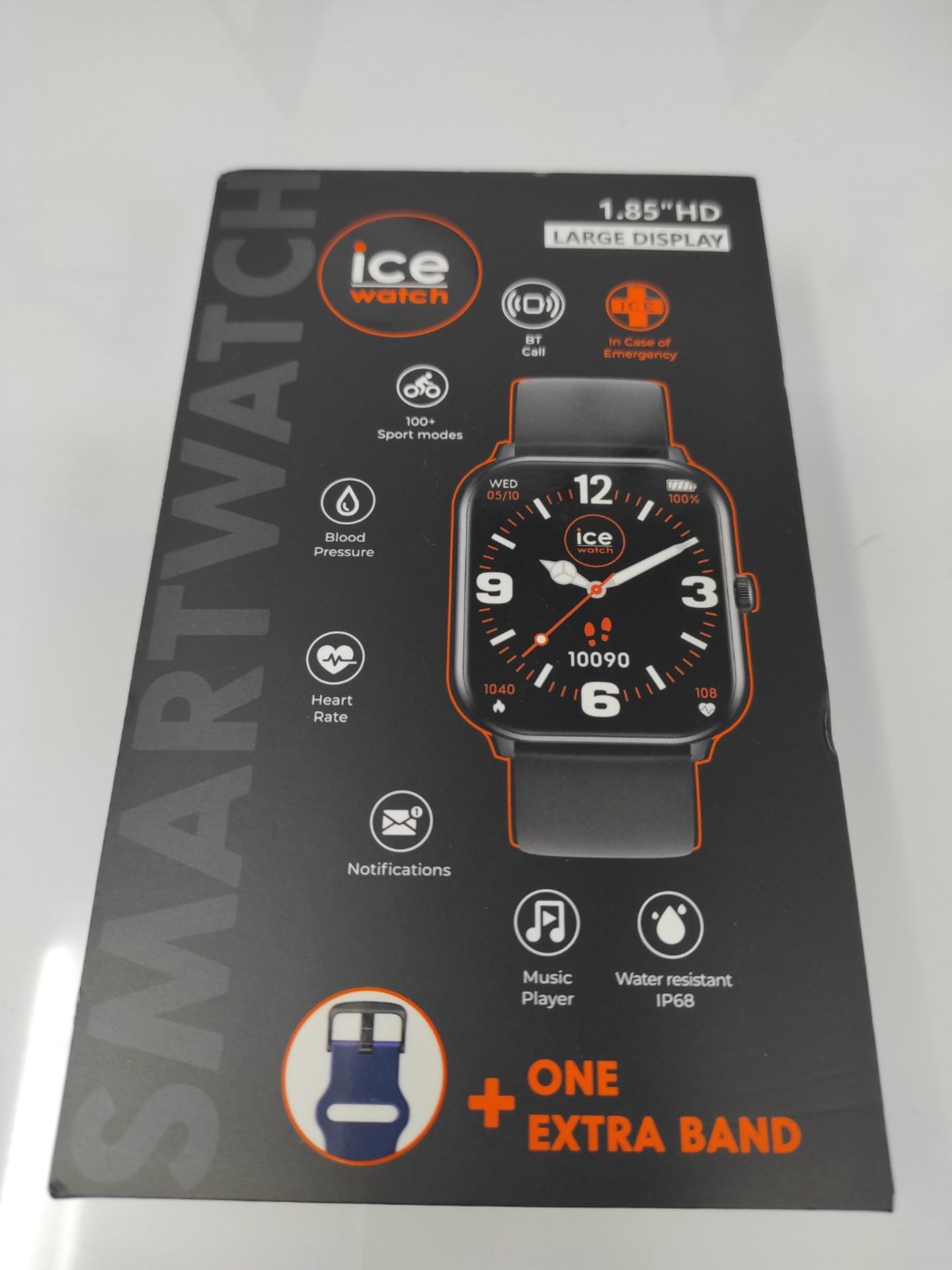 RRP £90.00 ICE-WATCH - ICE Smart - Connected Watch with Silicon Strap (1.85 Inch) - Image 2 of 3