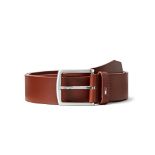 Tommy Hilfiger Men's Belt New Denton Belt 4.0 Leather Belt, Brown (Dark Tan), 115