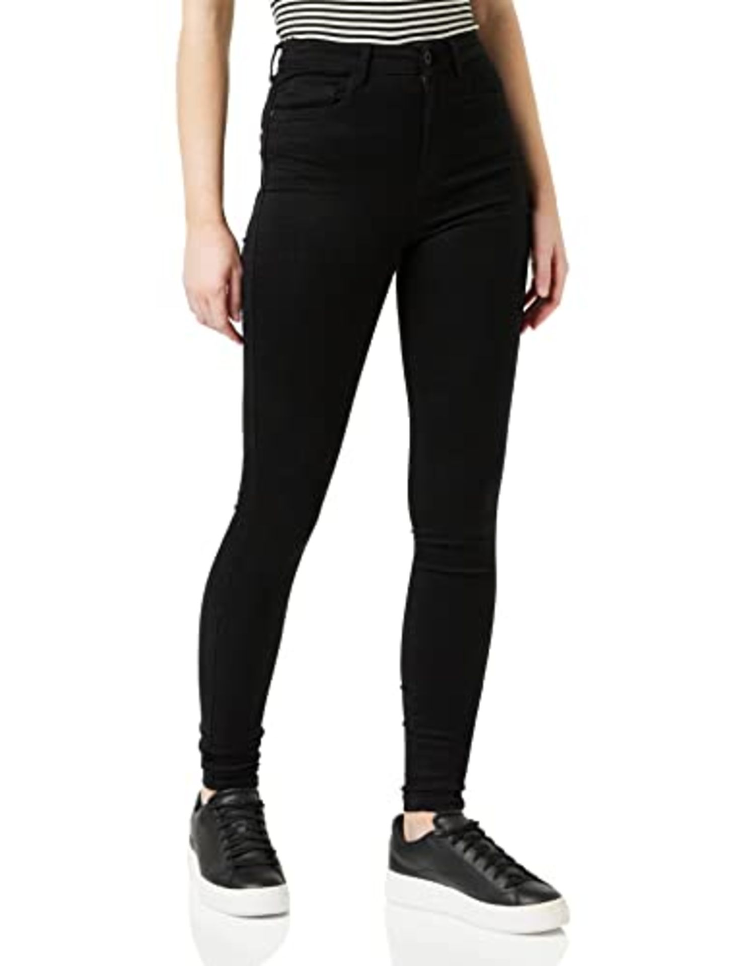 Only Onlroyal Life High Sk Jeans 600 Noos Jeans, Black, L / 30L Women