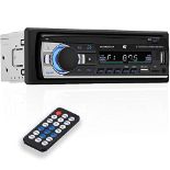 NK Bluetooth 4.0 Car Radio - 1 DIN - 4x40W - AUX function, MP3 player and dual USB por