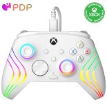 PDP AFTERGLOW XBX WAVE WIRED Controller in white for Xbox Series X|S, Xbox One, Offici