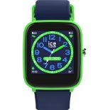 RRP £59.00 ICE-WATCH - Ice Smart Green Blue - Green Connected Watch for Boys with Silicone Strap