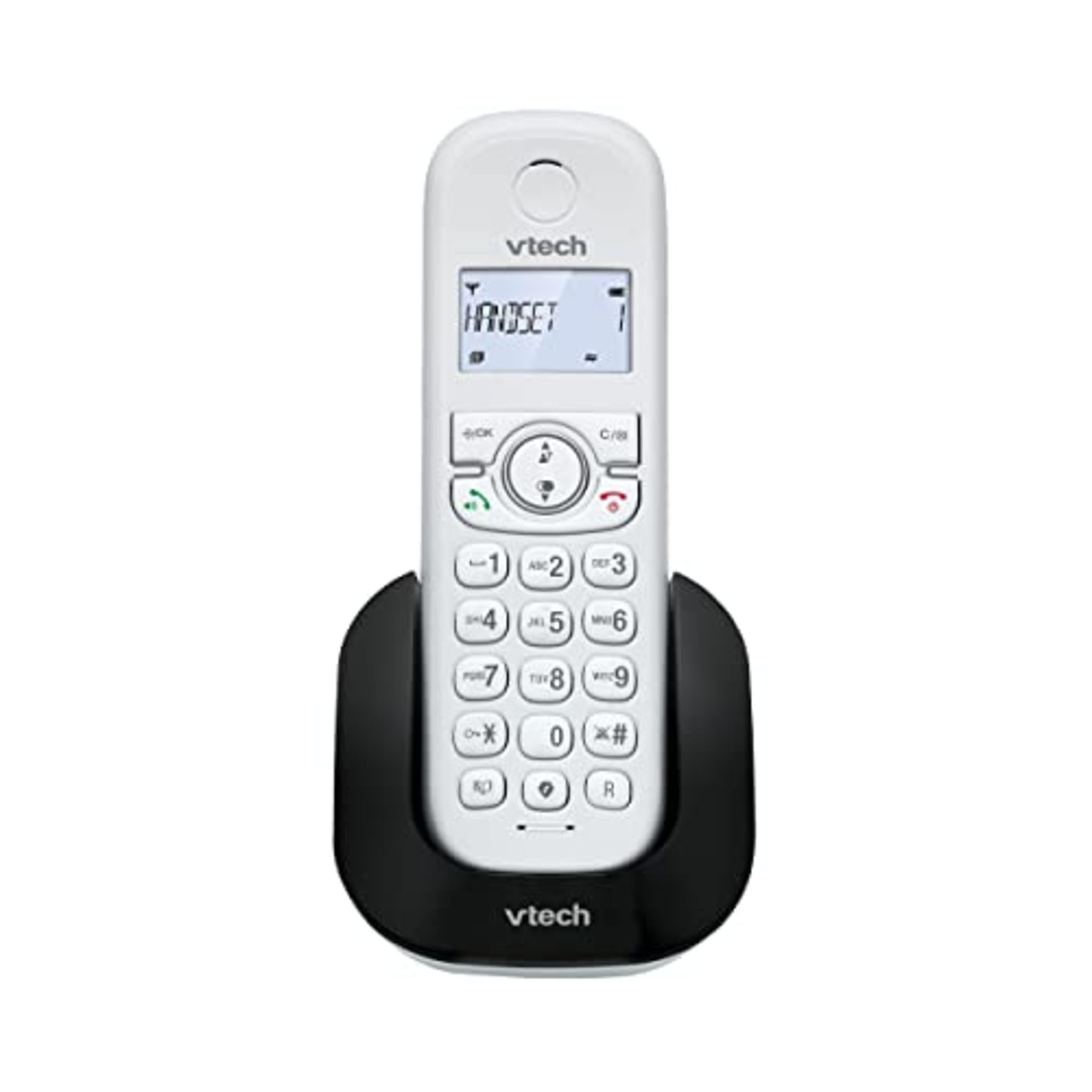 VTech CS1500 DECT Home Cordless Telephone with hands-free, fixed home phone for senior