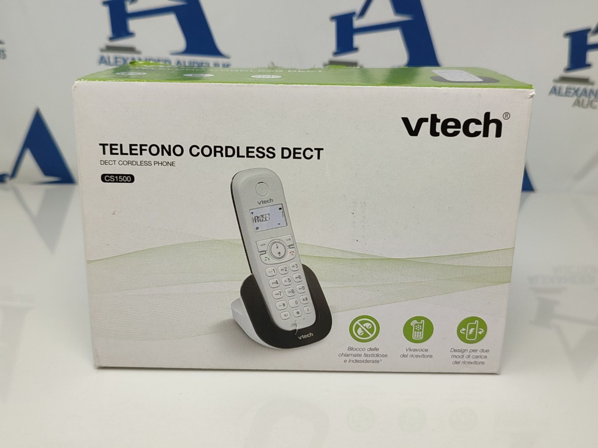 VTech CS1500 DECT Home Cordless Telephone with hands-free, fixed home phone for senior - Image 2 of 3