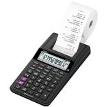 Casio HR-8RCE-BK Portable Printing Calculator, 12-Digit Display, Check and Correct Fun
