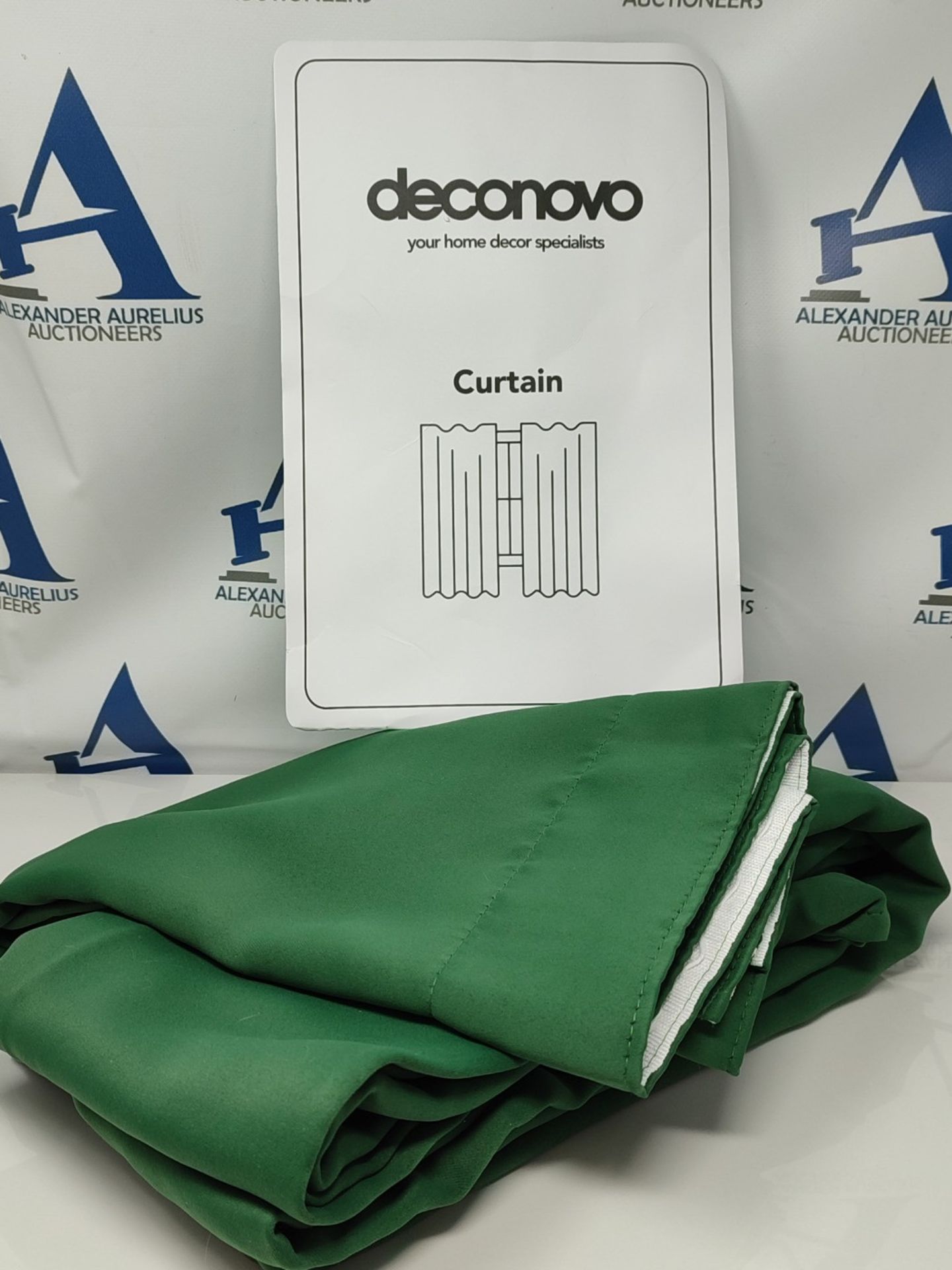 Deconovo Blackout Curtains Super Soft Thermal Insulated Energy Saving Pencil Pleat Bla