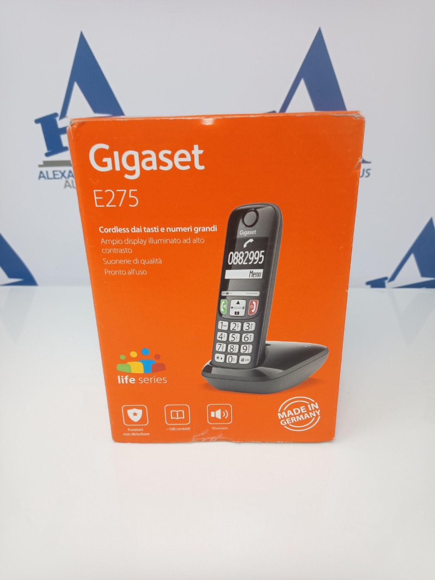 Gigaset E275 Il nuovo telefono cordless dai tasti grandi, numeri grandi e suonerie for - Bild 2 aus 3
