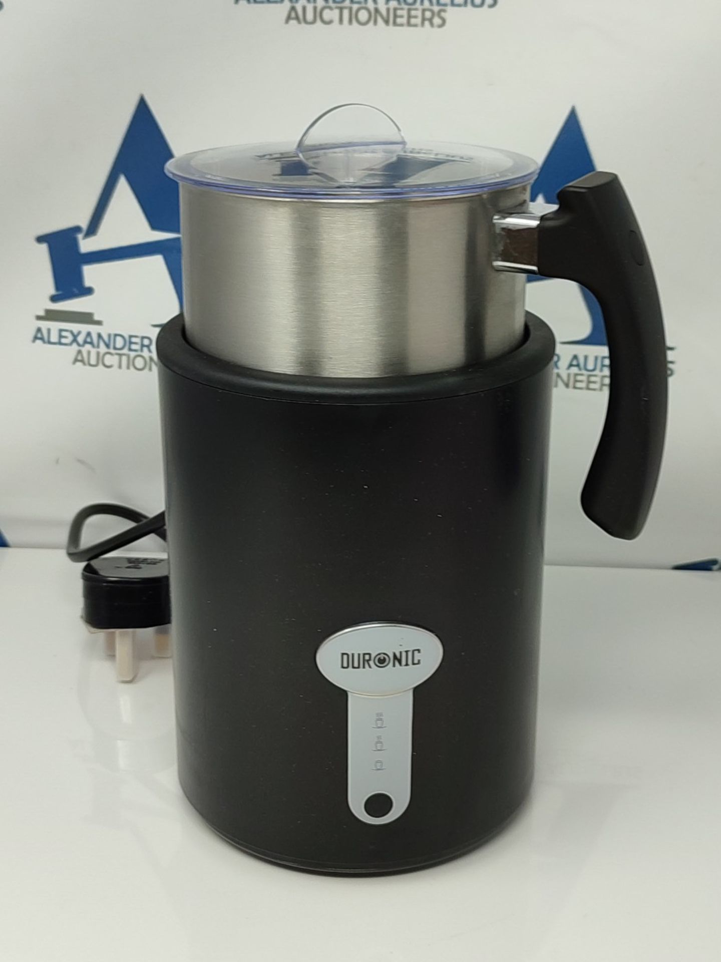Duronic MF500 BK Milk Frother - 500ml Stainless-Steel Milk Frother Jug, Electric Steam - Image 2 of 2