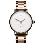 RRP £75.00 MVMT women's analogue quartz watch with stainless steel bracelet D-FR01-TIRGW