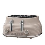 RRP £59.00 Daewoo Sienna Collection 4 Slice Toaster, Adjustable Browning Controls, Cancel, Defros