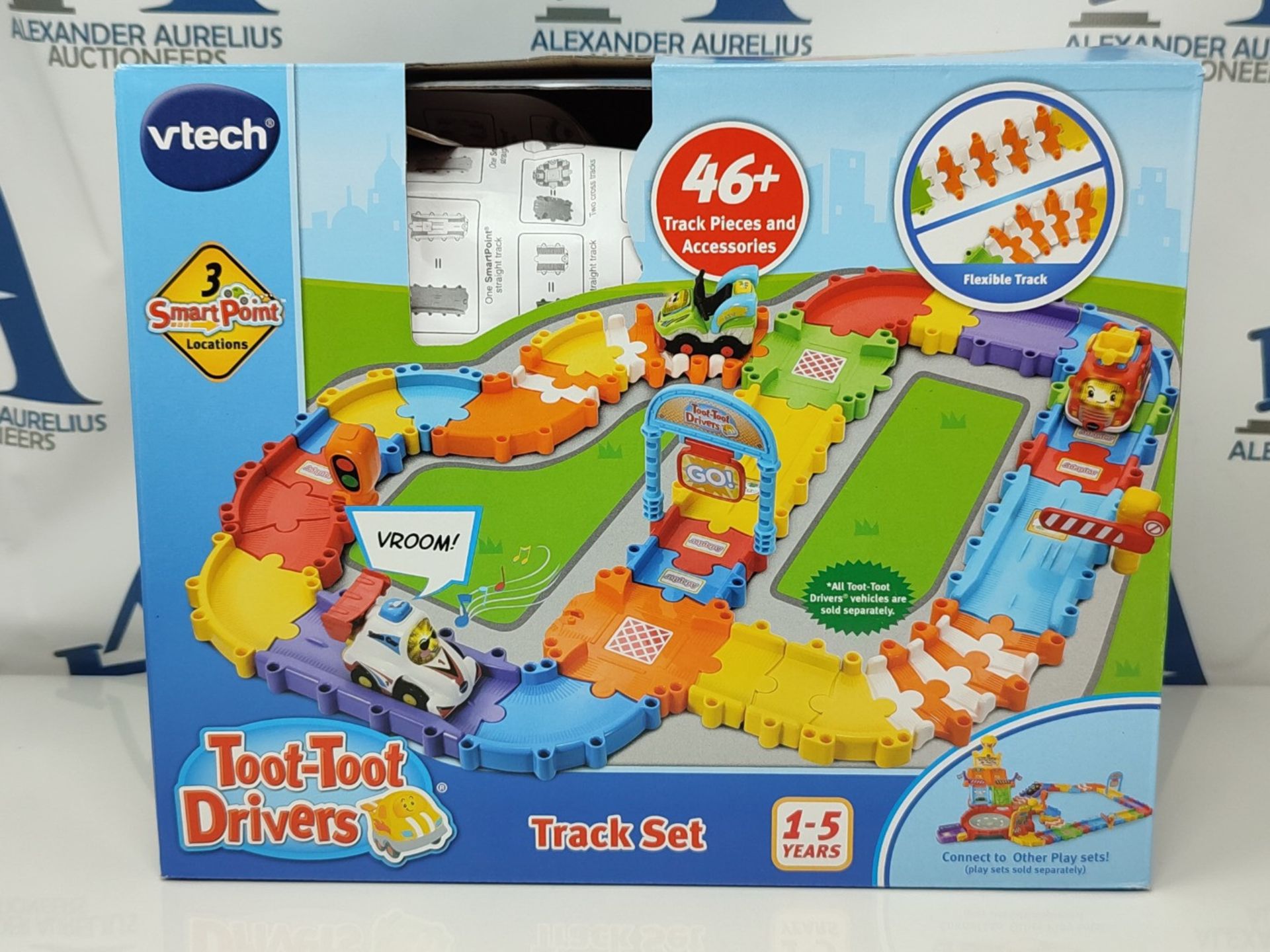 VTech Toot-Toot Drivers Track Set, First Kid's Car Set, Cars for Boys and Girls, Suita - Image 2 of 3