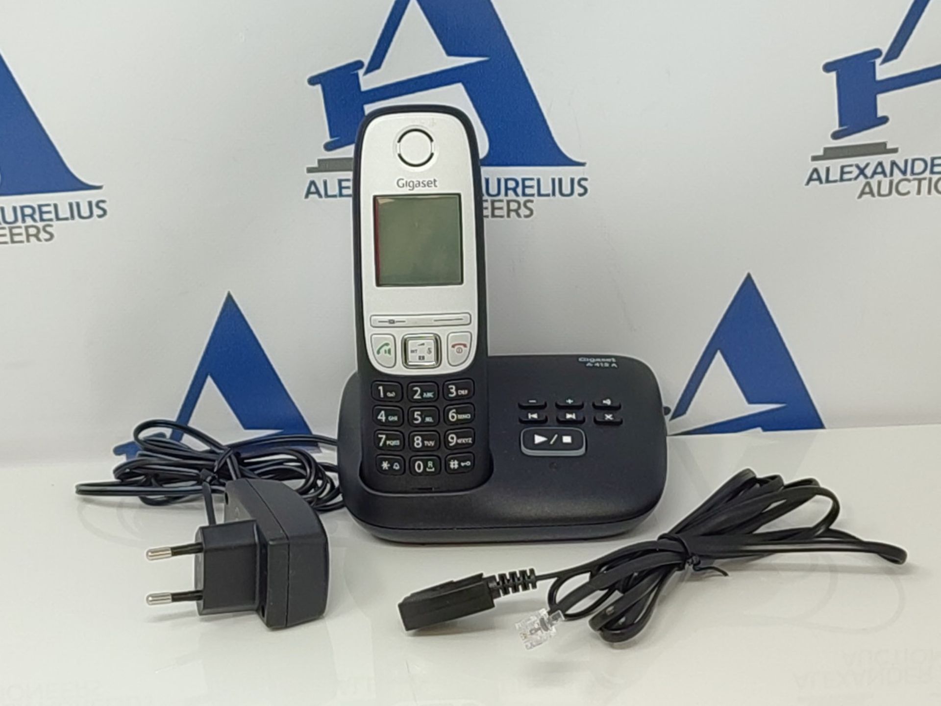 Gigaset A415A, Schnurloses Telefon DECT mit Anrufbeantworter, Freisprechfunktion, Kurz - Image 3 of 3