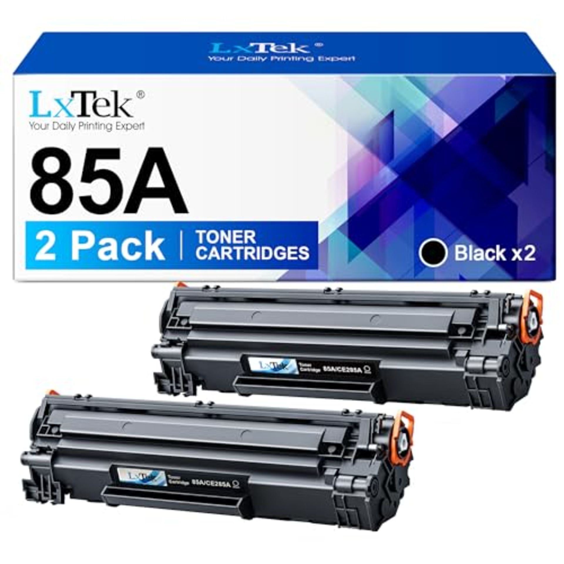 LxTek CE285A Compatible Toner Cartridges Replacement for HP CE285A 85A for HP Laserjet