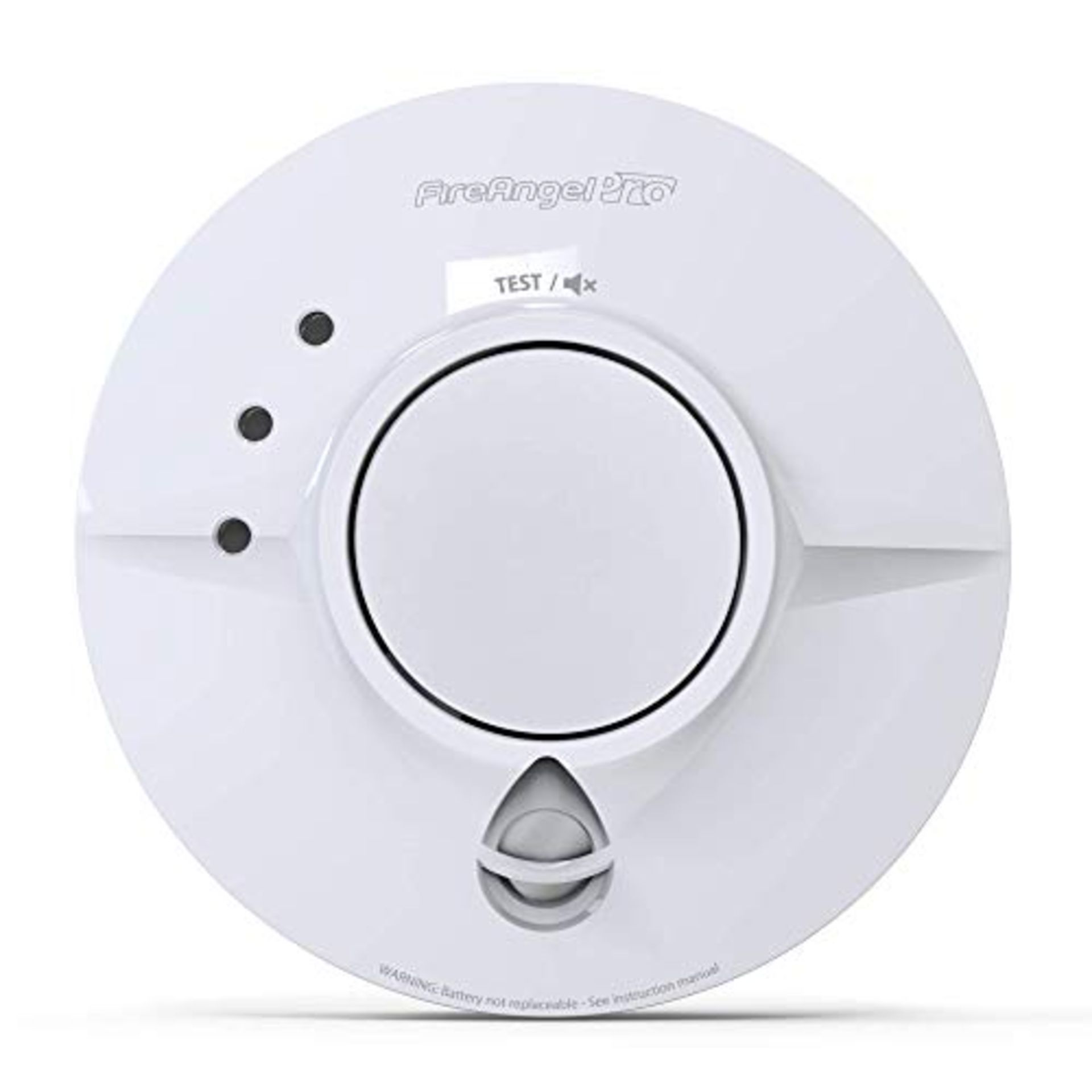 RRP £60.00 FireAngel Pro Connected Smart Smoke Alarm, Mains Powered with Wireless Interlink and 1
