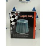 Pindex Cold Air Intake Filter: 3" Air Induction Kit Cold Air Filter Kit with Alumimum