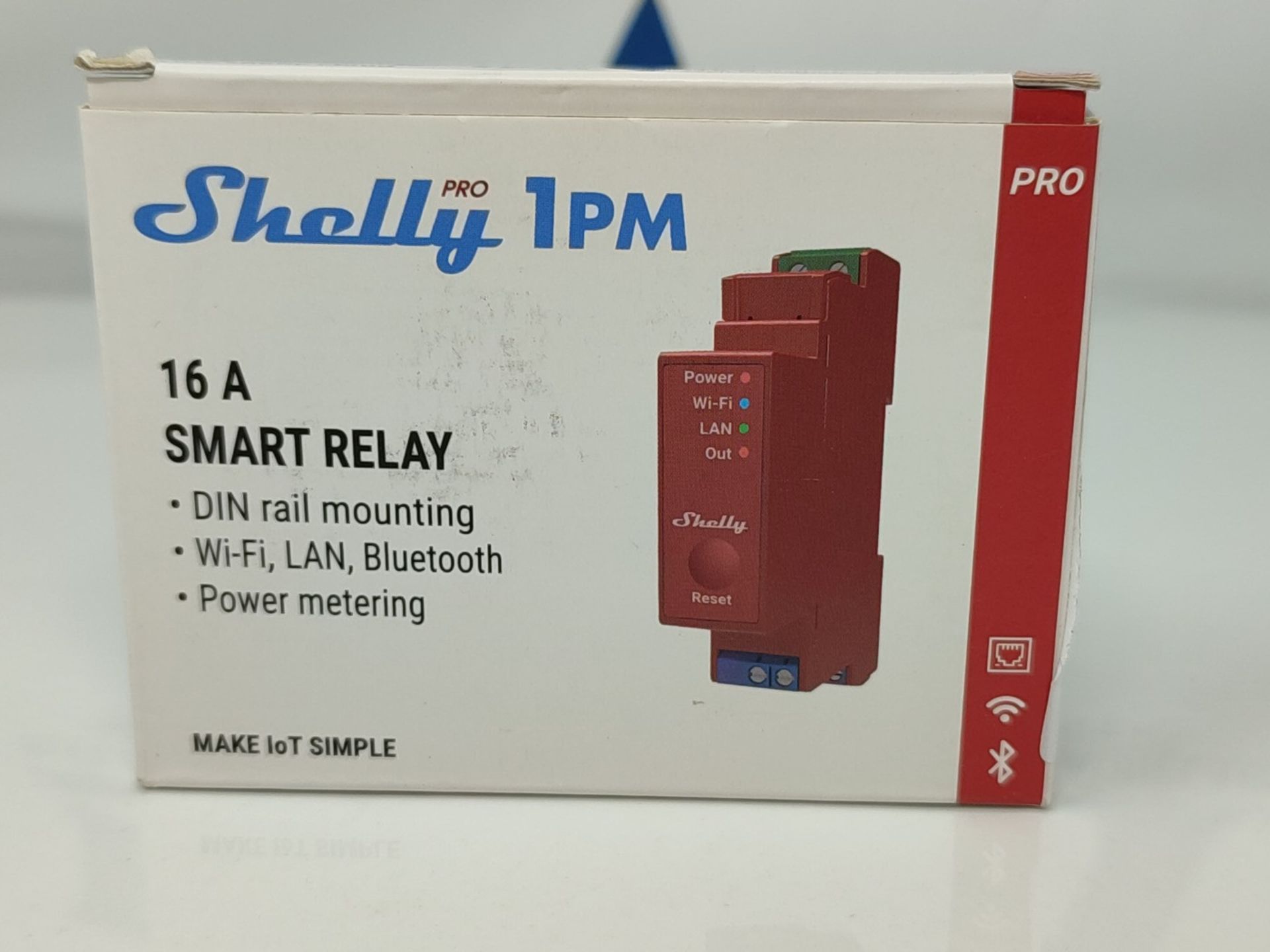 RRP £72.00 Shelly Plus 1PM WiFi & Bluetooth Smart Relay Switch with Power Measurement Home Automa - Image 2 of 3
