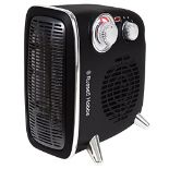 Russell Hobbs 1800W/1.8KW Electric Heater, Retro Horizontal/Vertical Fan Heater in Bla