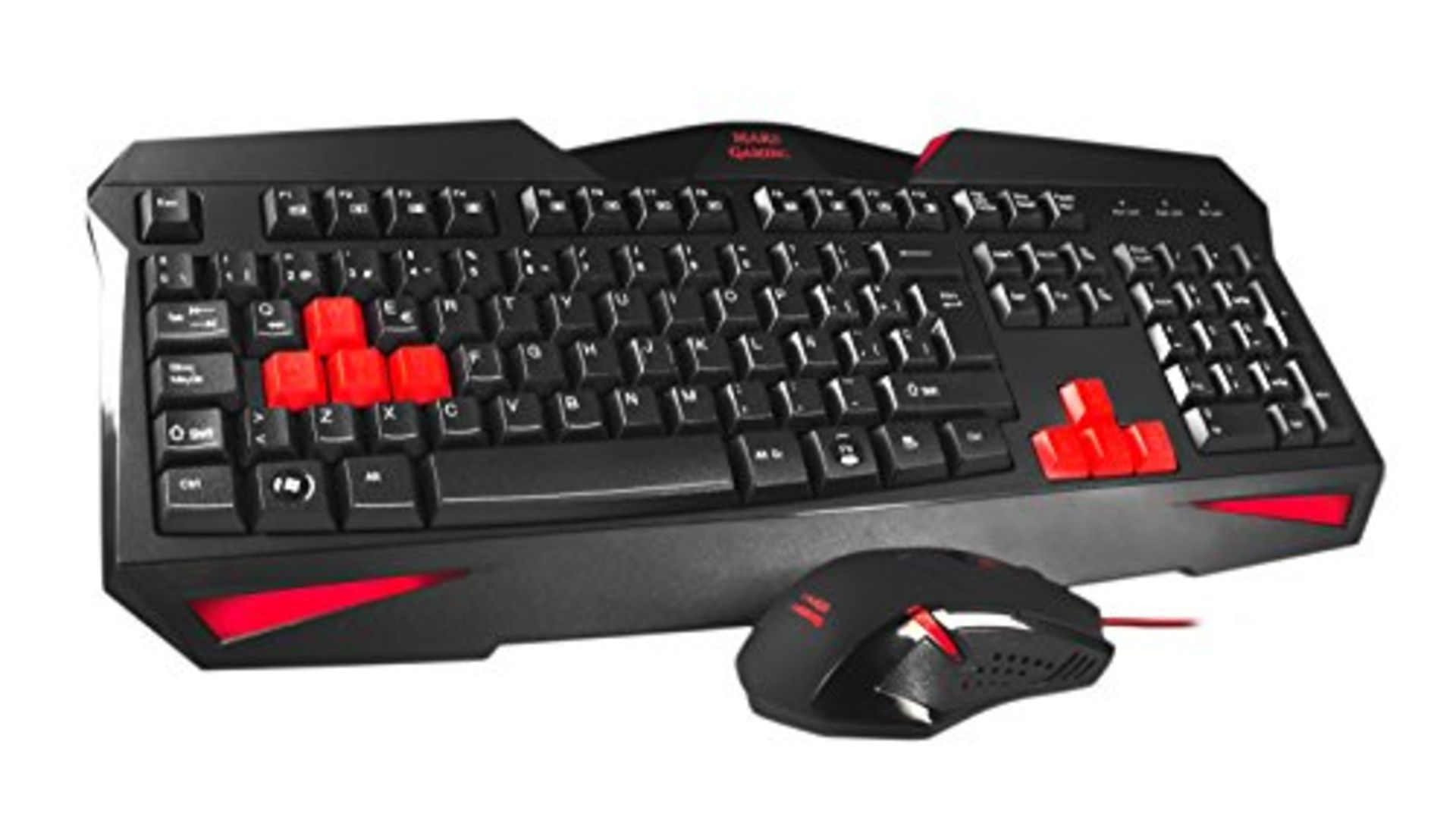 [INCOMPLETE] Mars Gaming MCP1 - Gaming Keyboard and Mouse Pack (2800 DPI, Anti-Ghostin