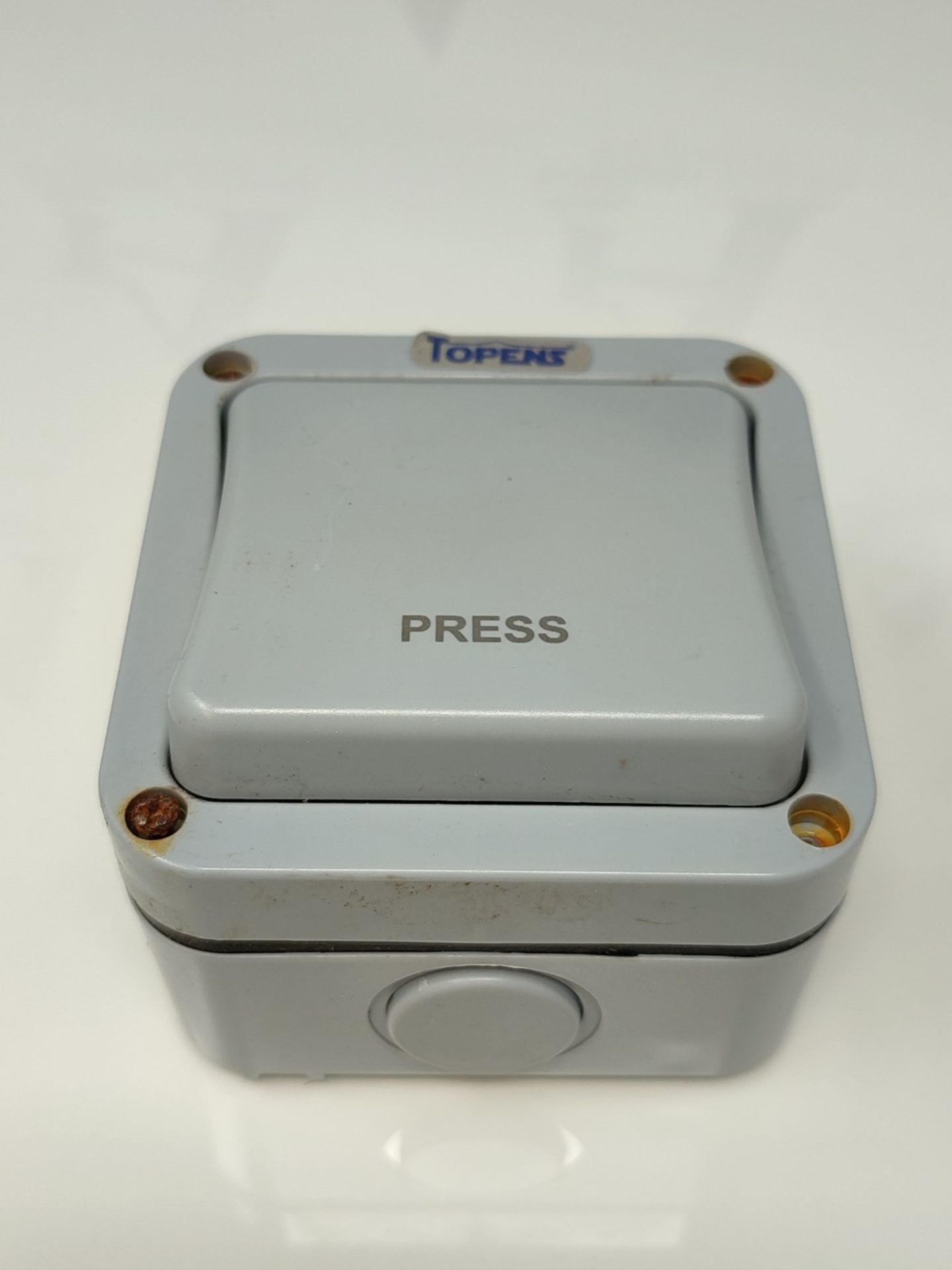 TOPENS TC148 Waterproof Wall Push Button Surface Mounted Wired Release Switch for Auto