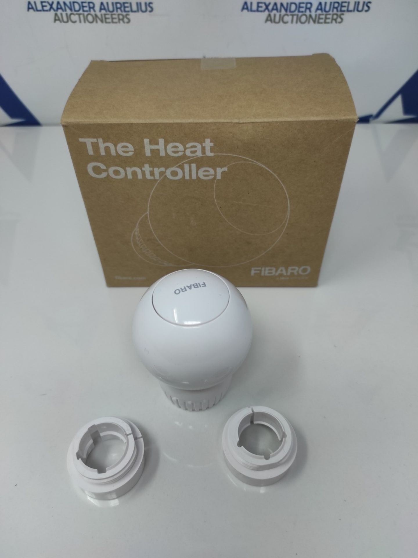 RRP £66.00 Fibaro Controller Head Z-Wave Plus Smart Heating Radiator Thermostat, White - Bild 2 aus 2