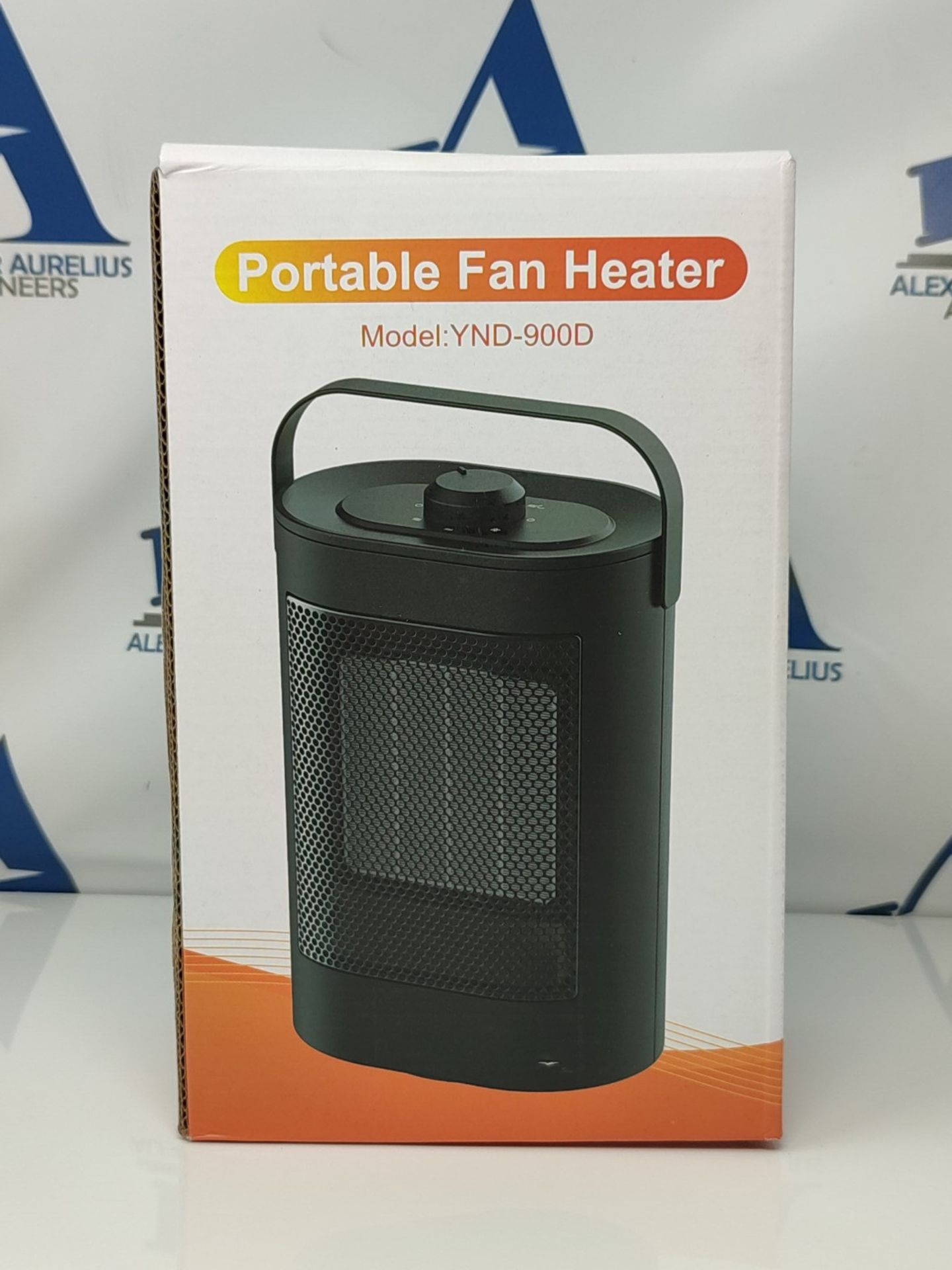 Electric Heater, IVESION PTC Ceramic Portable Fan Heater with Overheating & Tip-Over P
