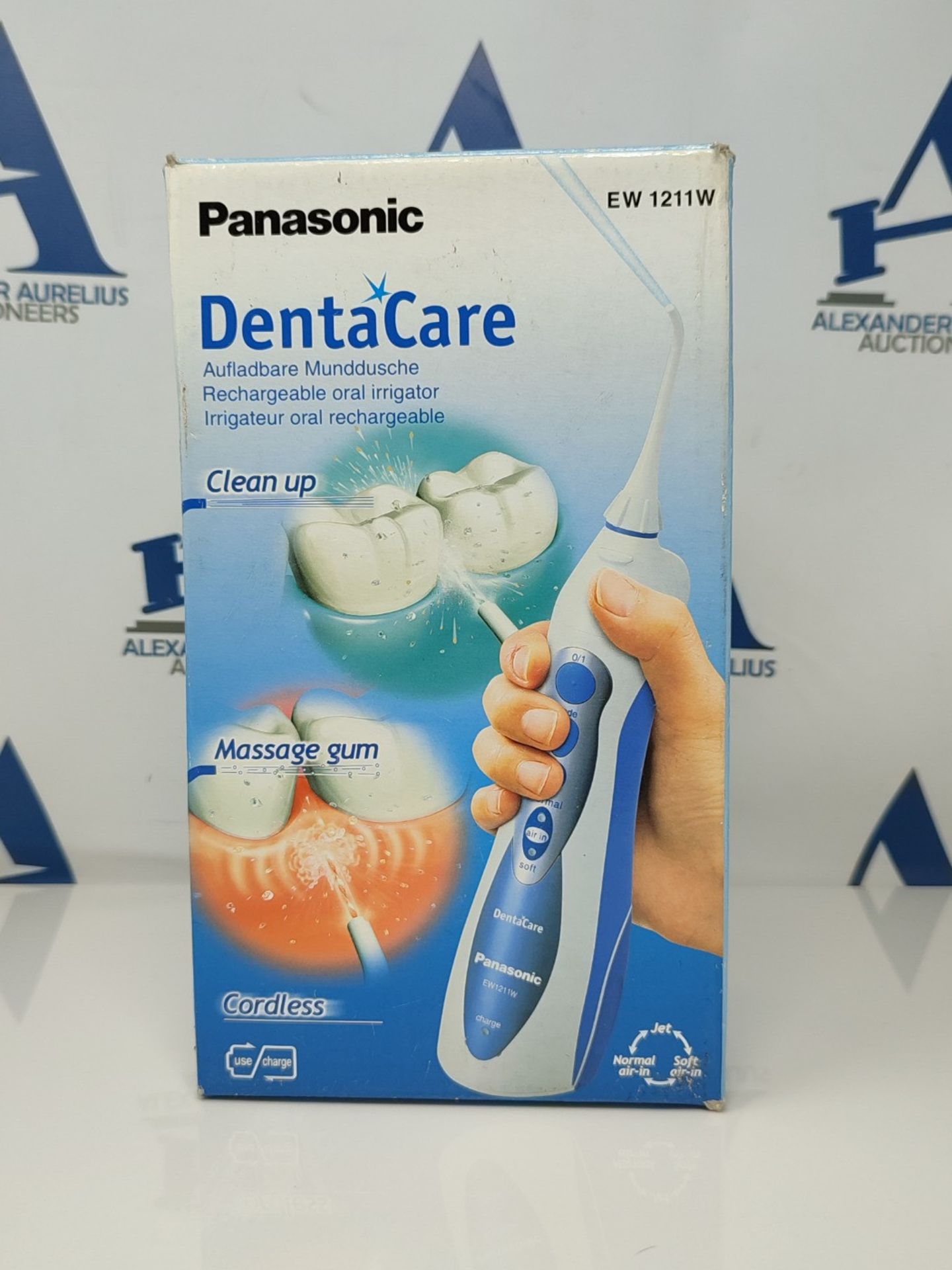 Panasonic EW1211W Water Flosser Teeth Cordless Rechargeable (2 pin Bathroom Plug), Blu - Bild 2 aus 3