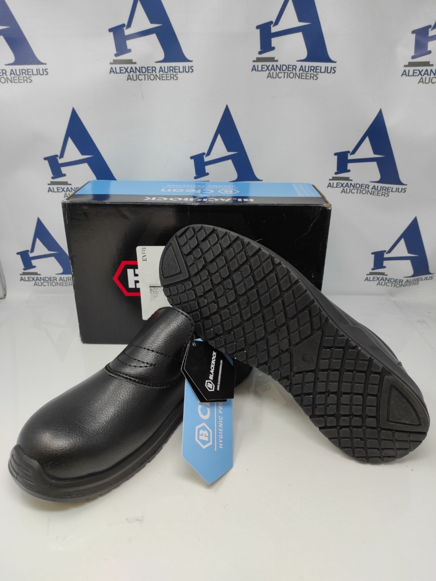 Blackrock Slip-On Safety Shoes, Mens Womens Steel Toe Cap Shoes, Chef Shoes, Nursing S - Bild 2 aus 2