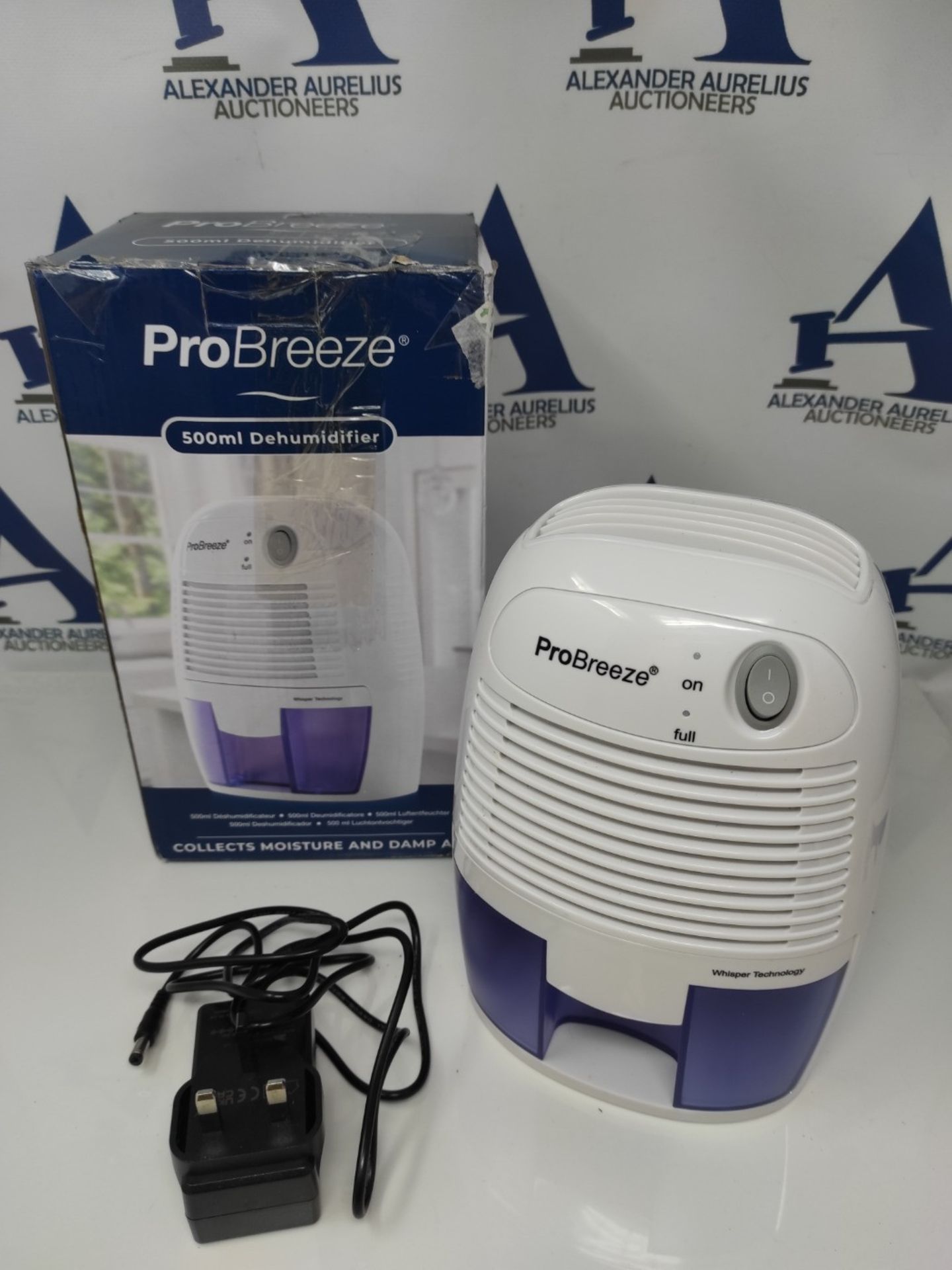 Pro Breeze 500ml Premium Dehumidifier - Ultra Quiet Peltier Technology, Energy Efficie