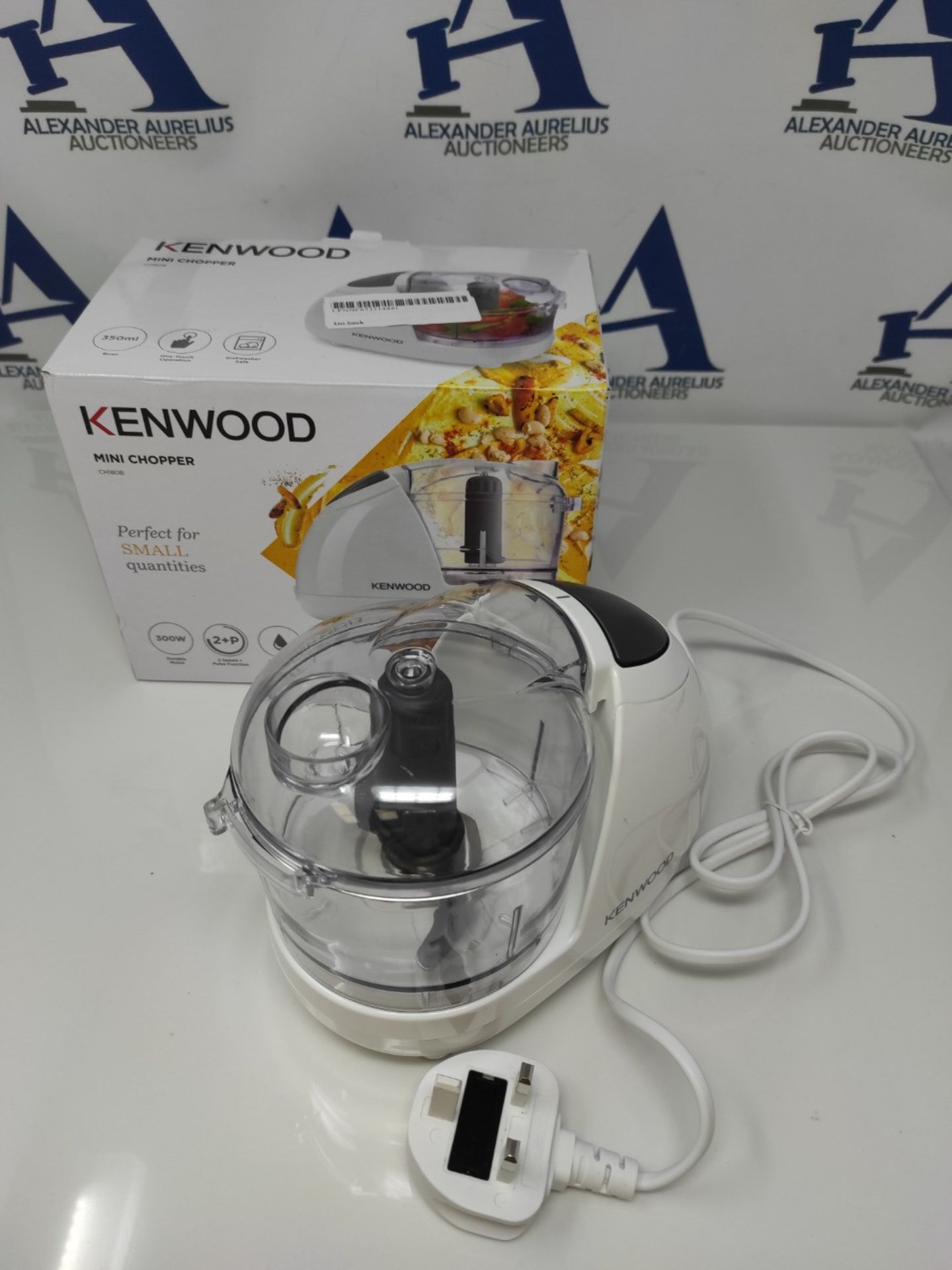 Kenwood Mini Chopper, 0.35 Litre Dishwasher Safe Bowl, 2 Speeds, Rubber Feet for Food - Image 2 of 2