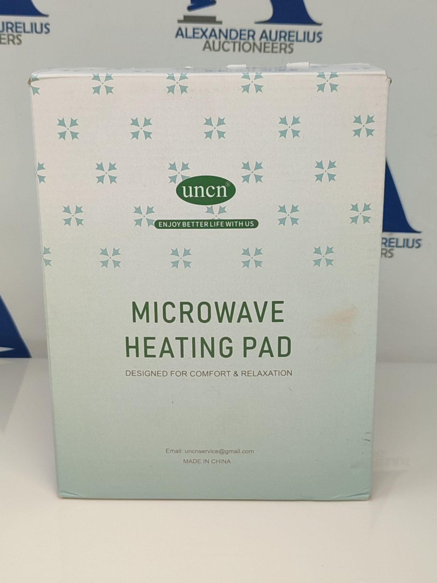 UNCN Wide Microwave Heat Pad 15 * 9" with Washable Cover - Unscented Wheat Bag for Bac