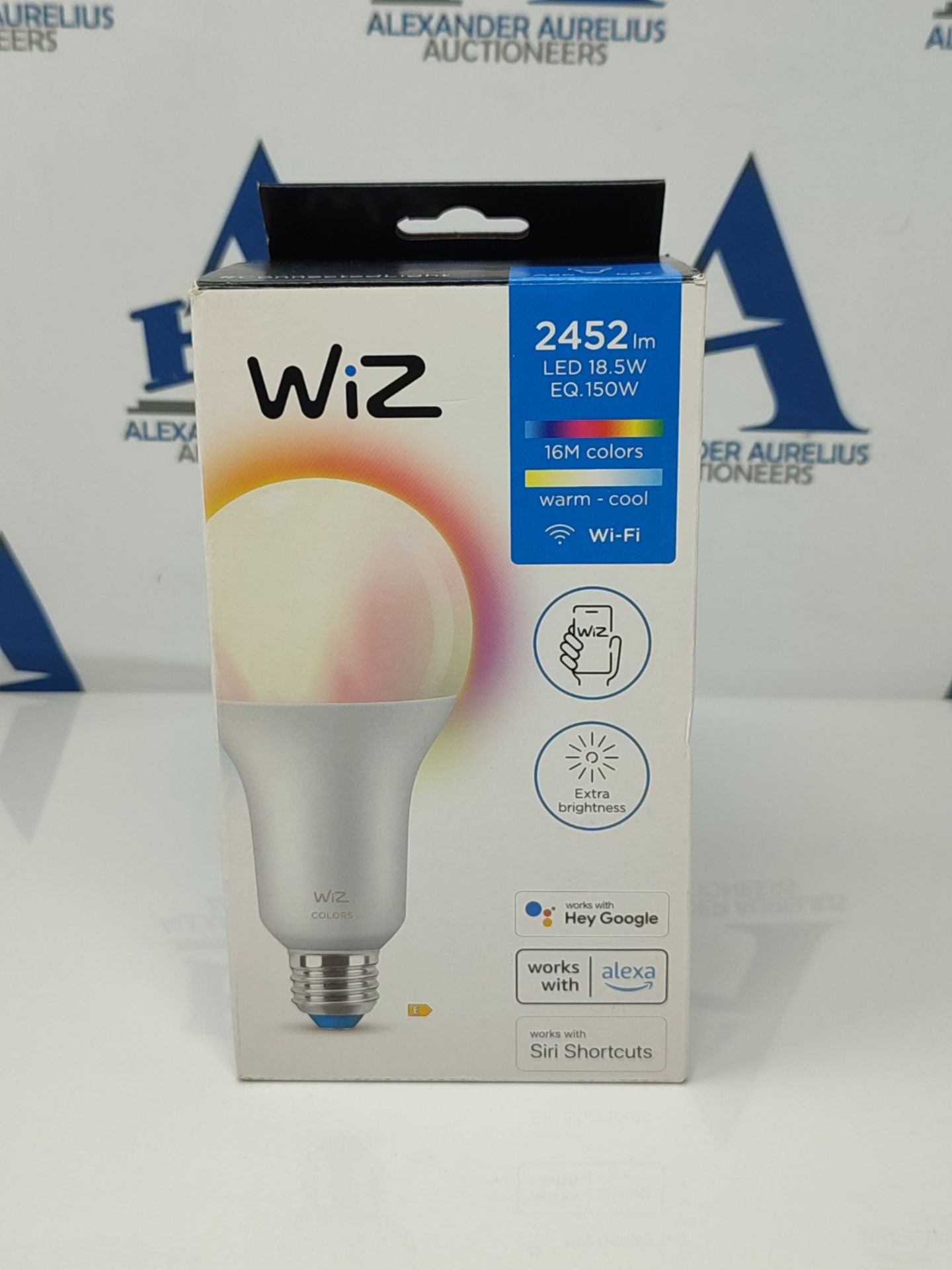 WiZ Colour [E27 Edison Screw] Smart Connected WiFi Light Bulb A80. 150W App Control fo - Image 2 of 3