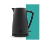 RRP £64.00 Swan Stealth 1.7 Litre Kettle, Matte Black, Rapid Boil, Streamlined Design, SK14640BLK