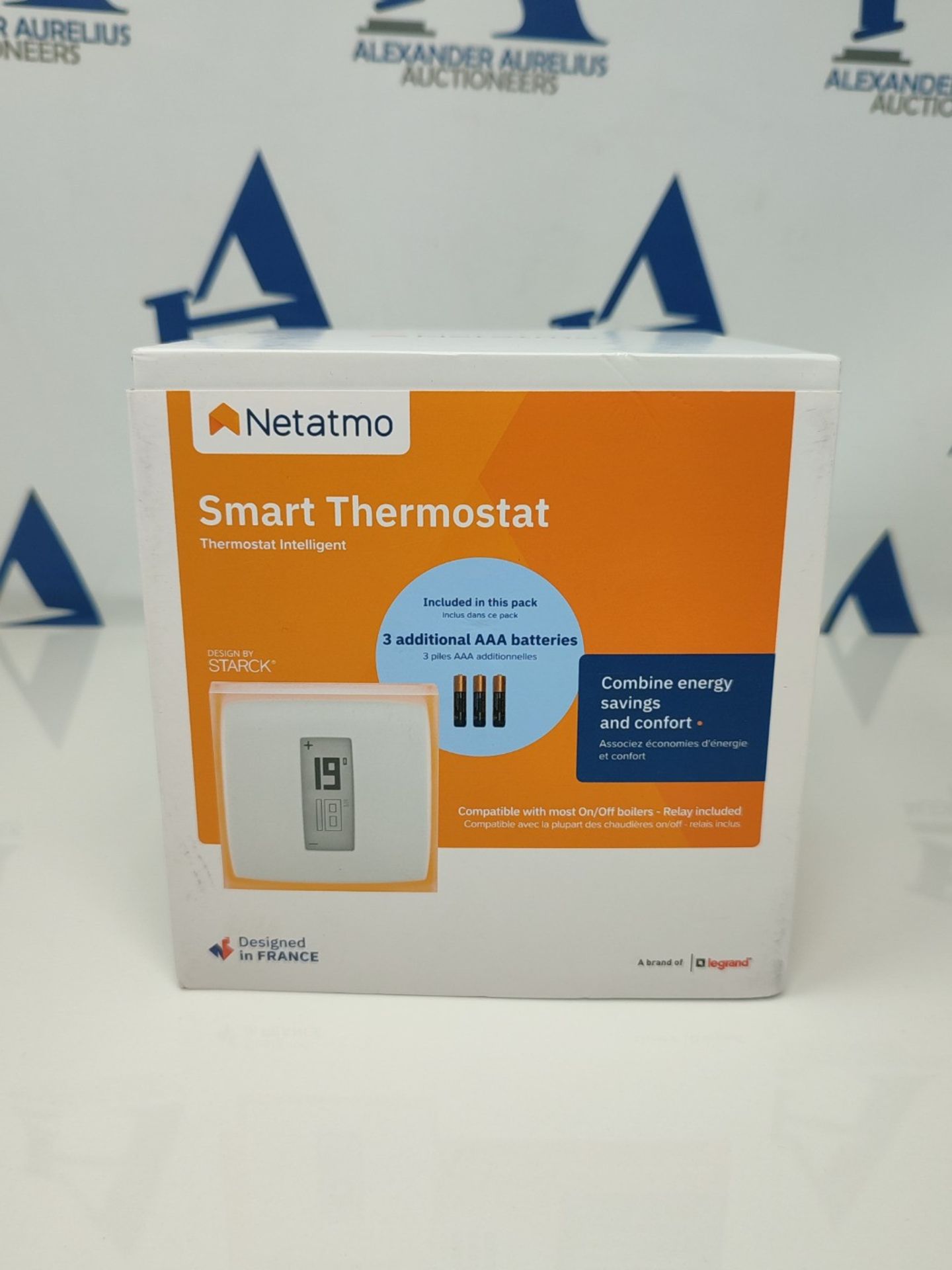 RRP £158.00 Netatmo Smart and Connected Thermostat Energy Efficient - WiFi - Reduce Bills & Contro - Image 2 of 3