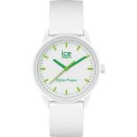 RRP £61.00 ICE-WATCH - Ice Solar Power Nature - White Watch for Women with Silicone Strap - 01847