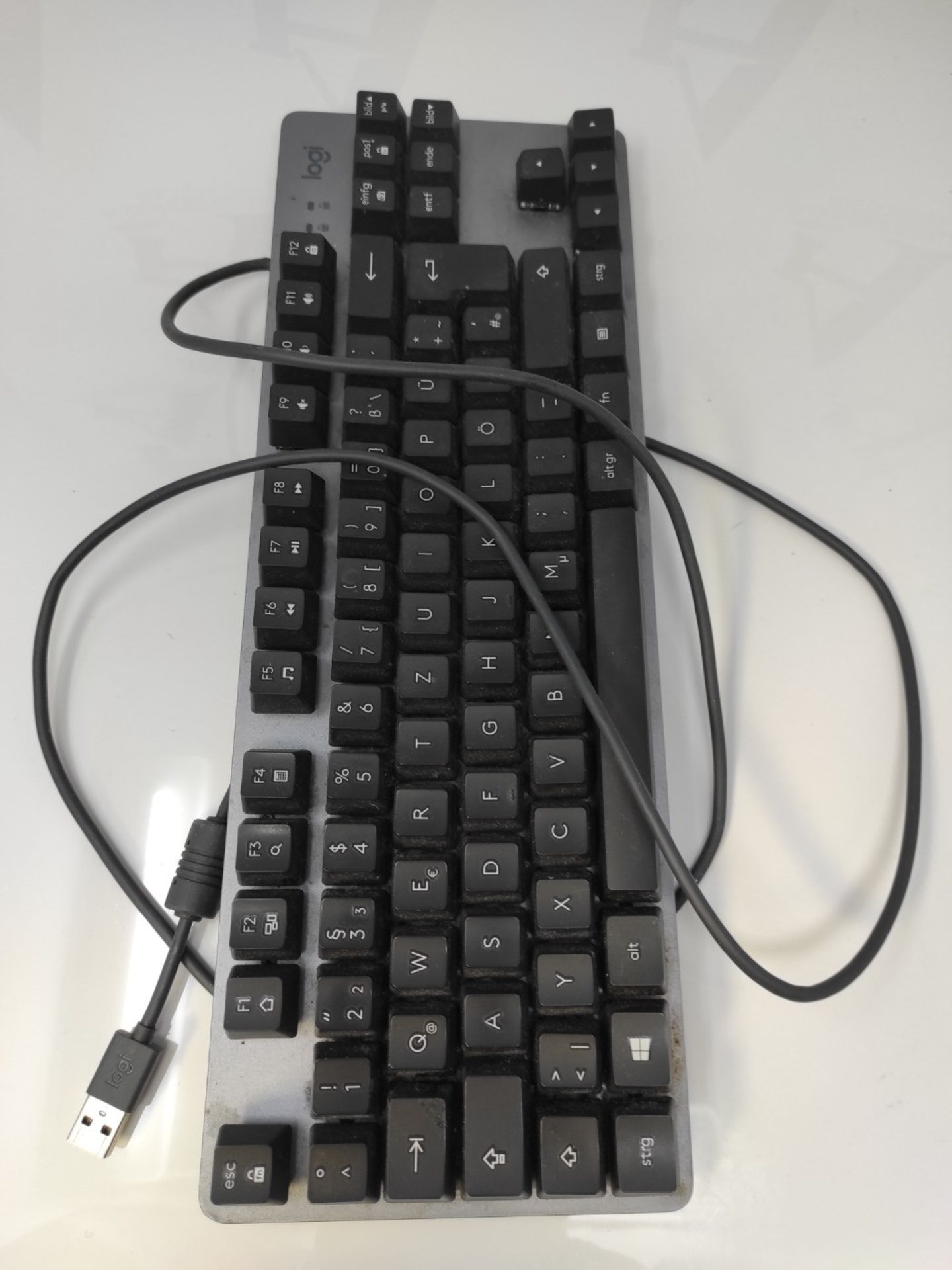 RRP £59.00 Logitech K835 TKL Wired Mechanical Aluminum Keyboard - Tenkeyless PC Keyboard with Com - Image 2 of 2