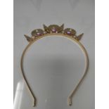 Uonlytech Creative metal alloy headband with seashell design for girls