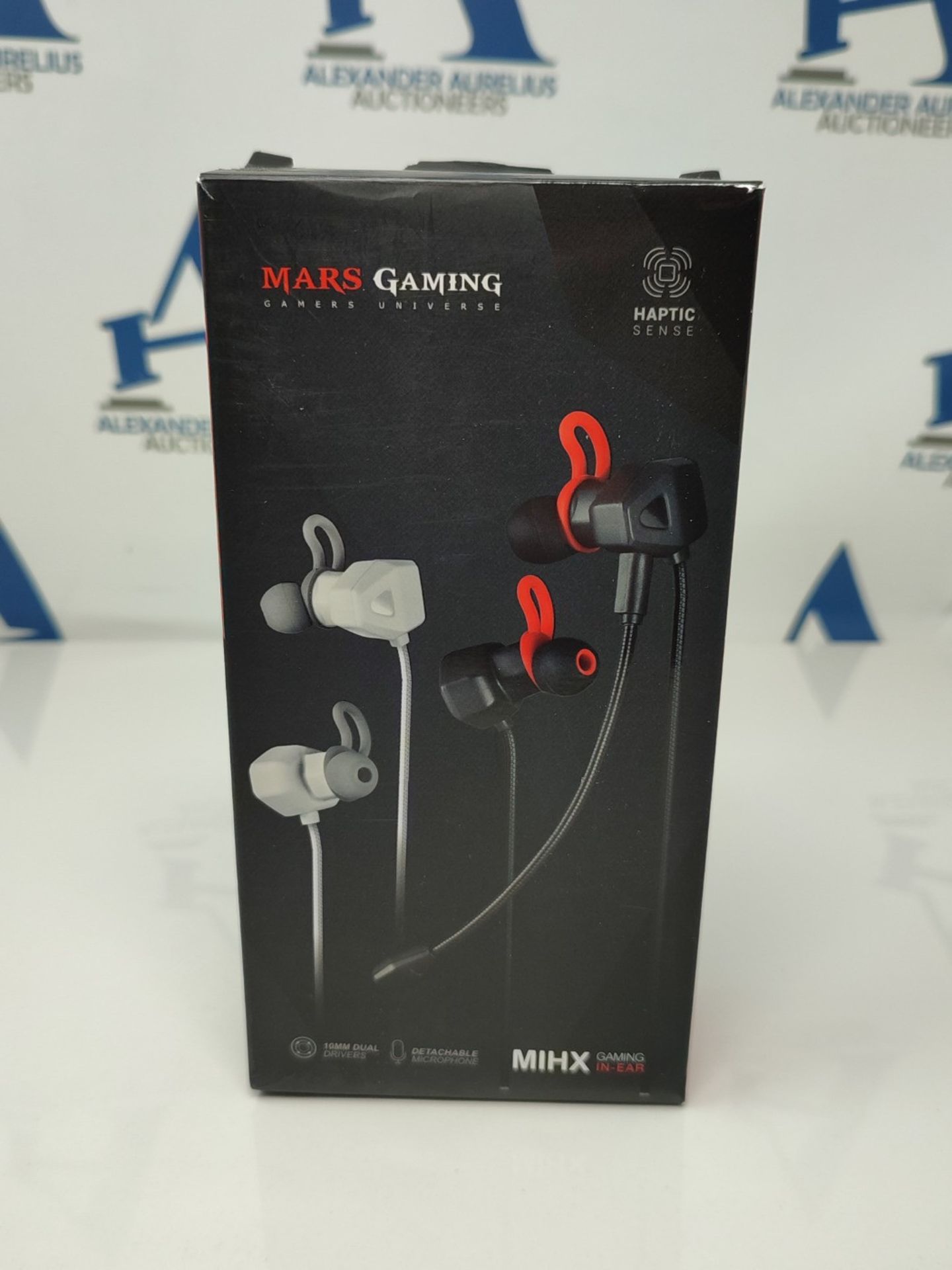IN-EAR EARPHONE WITH MICROPHONE FOR GAMING MARS GAMING MIHX WHITE - Image 2 of 3