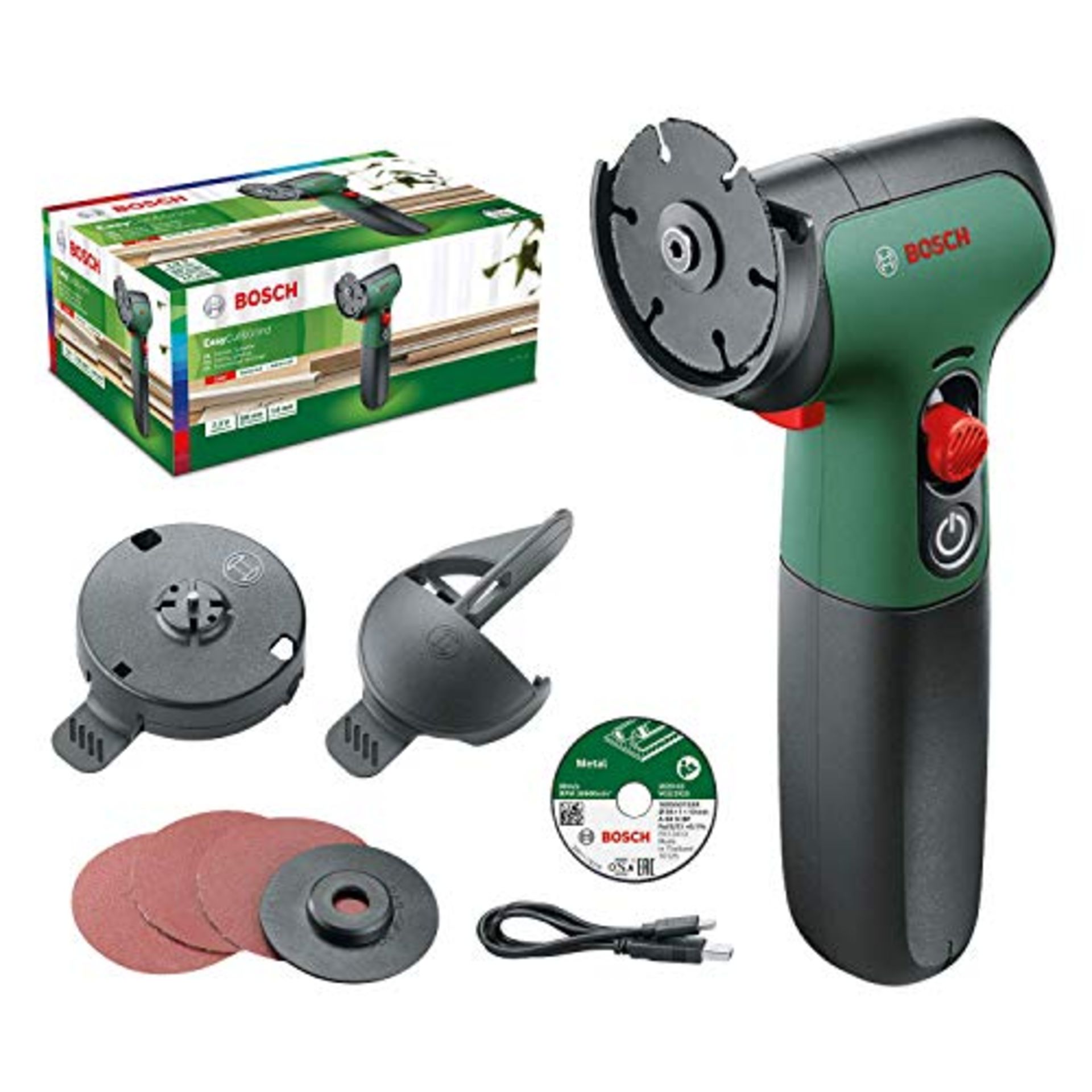 RRP £79.00 Bosch Home and Garden Bosch Mini-Angle Grinder EasyCut&Grind (cutting wood (round wood