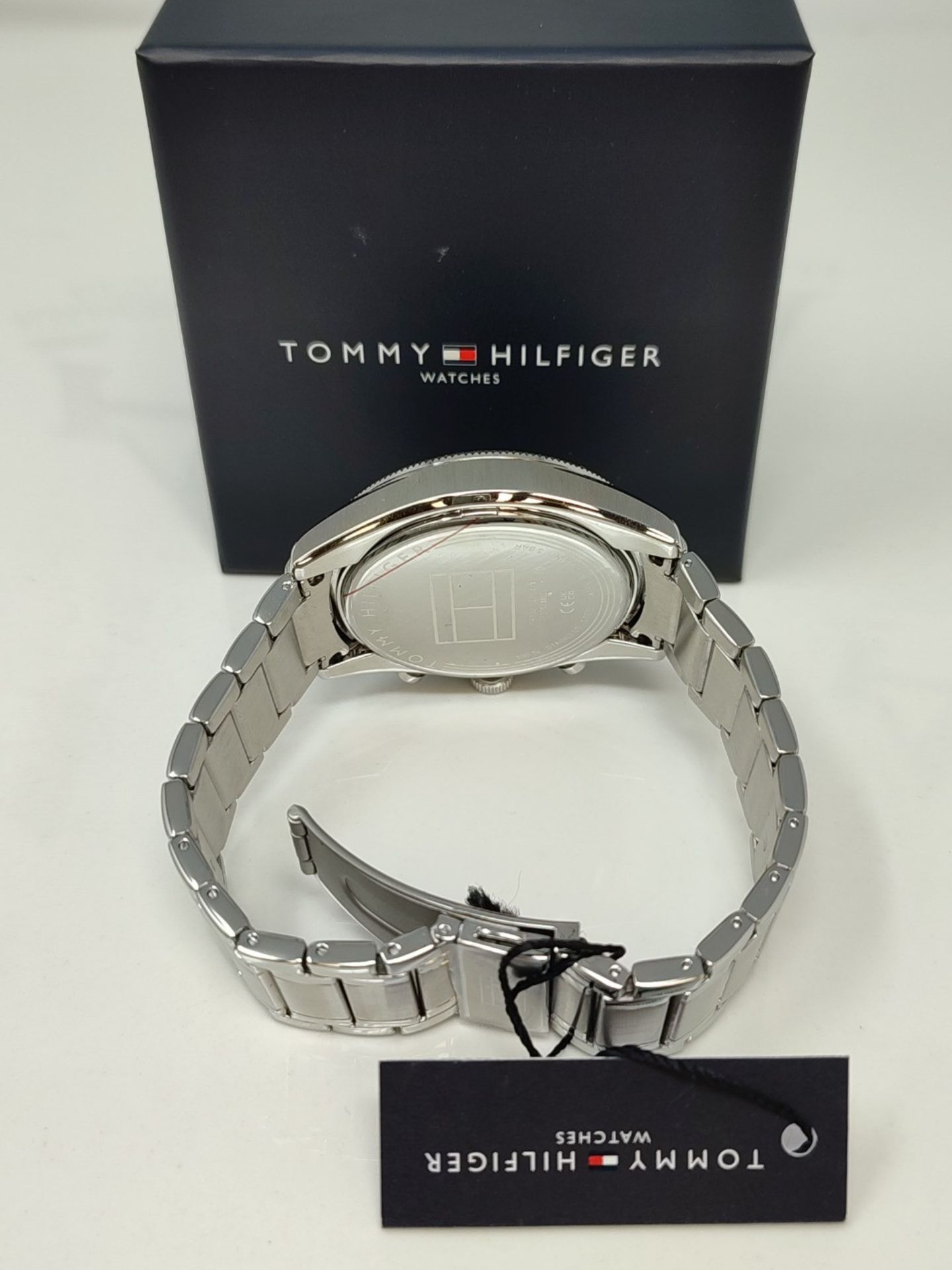 RRP £139.00 Tommy Hilfiger Multi Dial Quartz Watch for Men with Silver Stainless Steel Bracelet - - Image 3 of 3