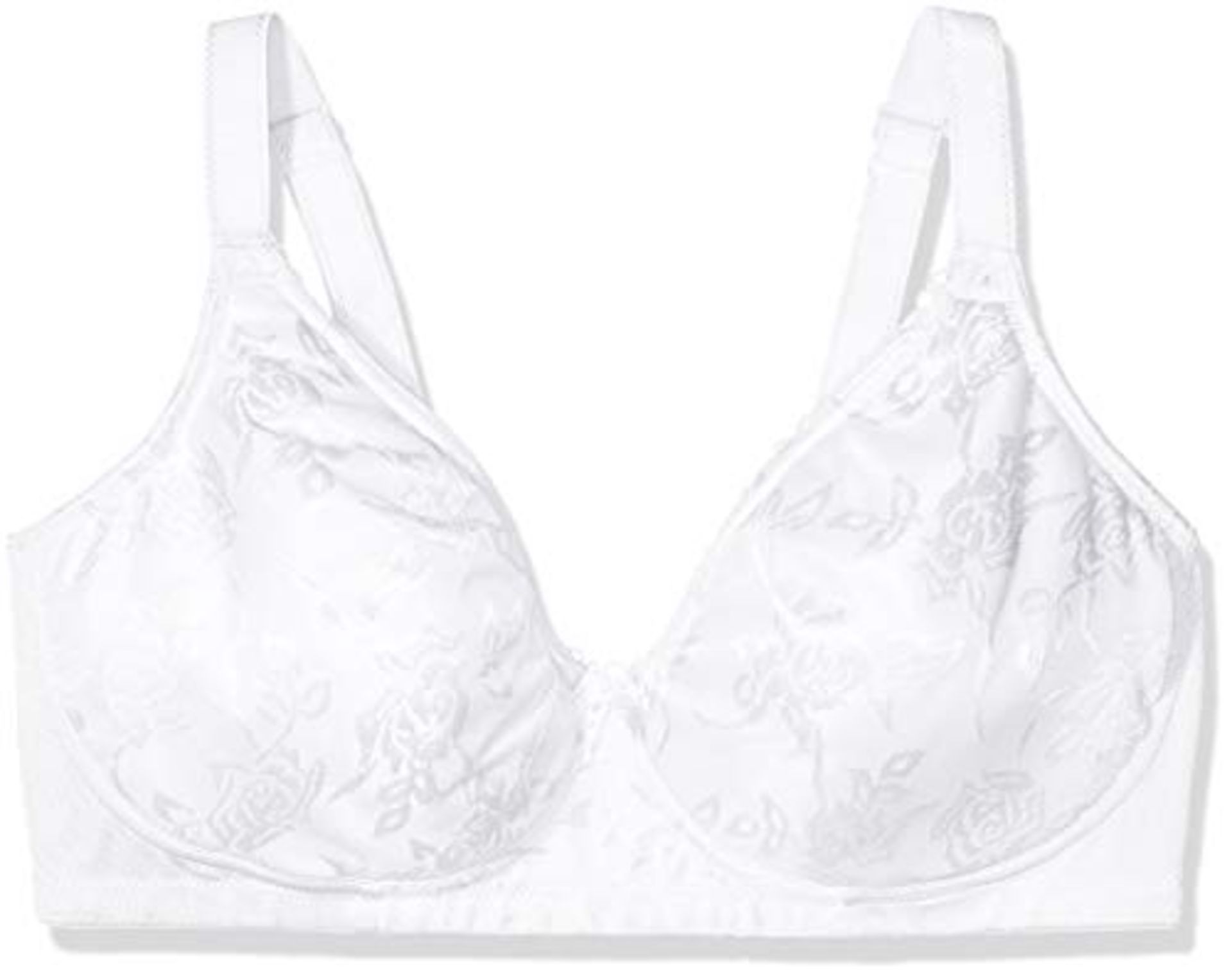 Naturana Women's 5223 Wire-Free Bra, White (White 300), 95A (Manufacturer Size: 42A)