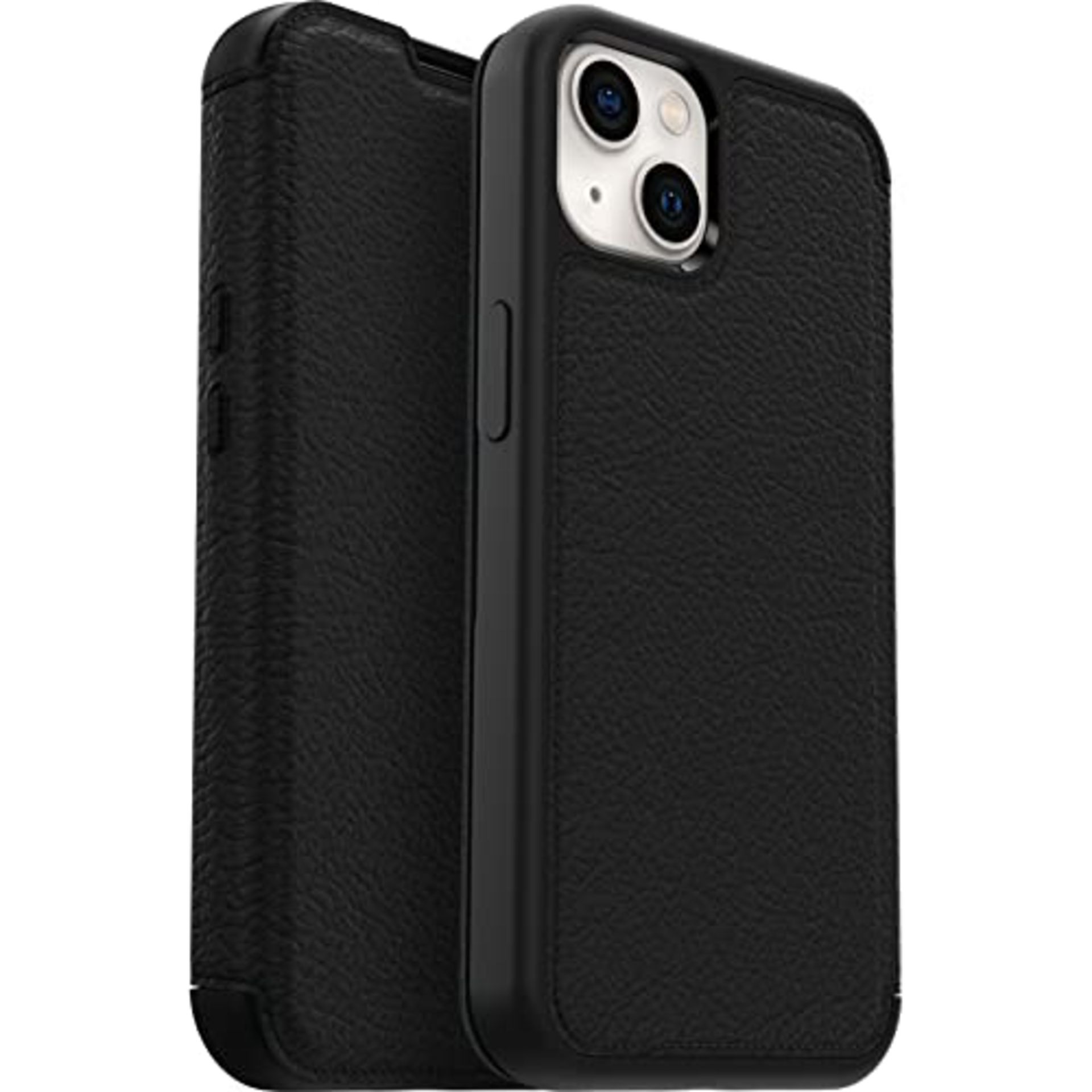 OtterBox Strada Case for iPhone 13, shockproof, drop-resistant, premium leather folio