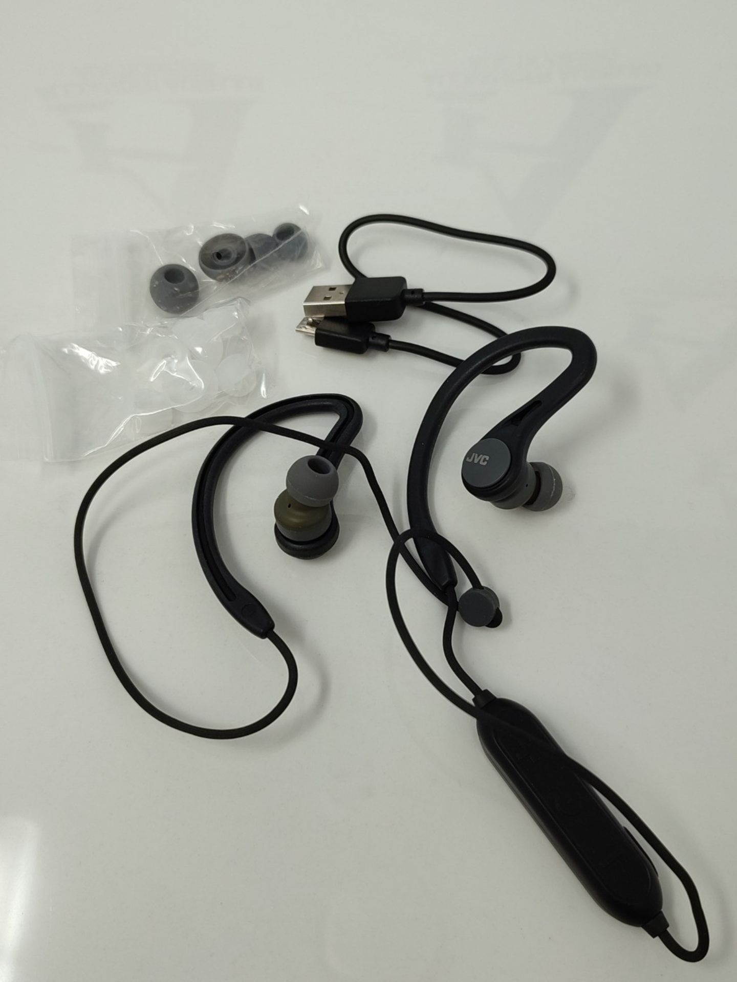 JVC, Bluetooth Sport In-Ear Headphones, Sweat Resistant IPX2, HA-EC25W-B-U (Black) - Image 3 of 3