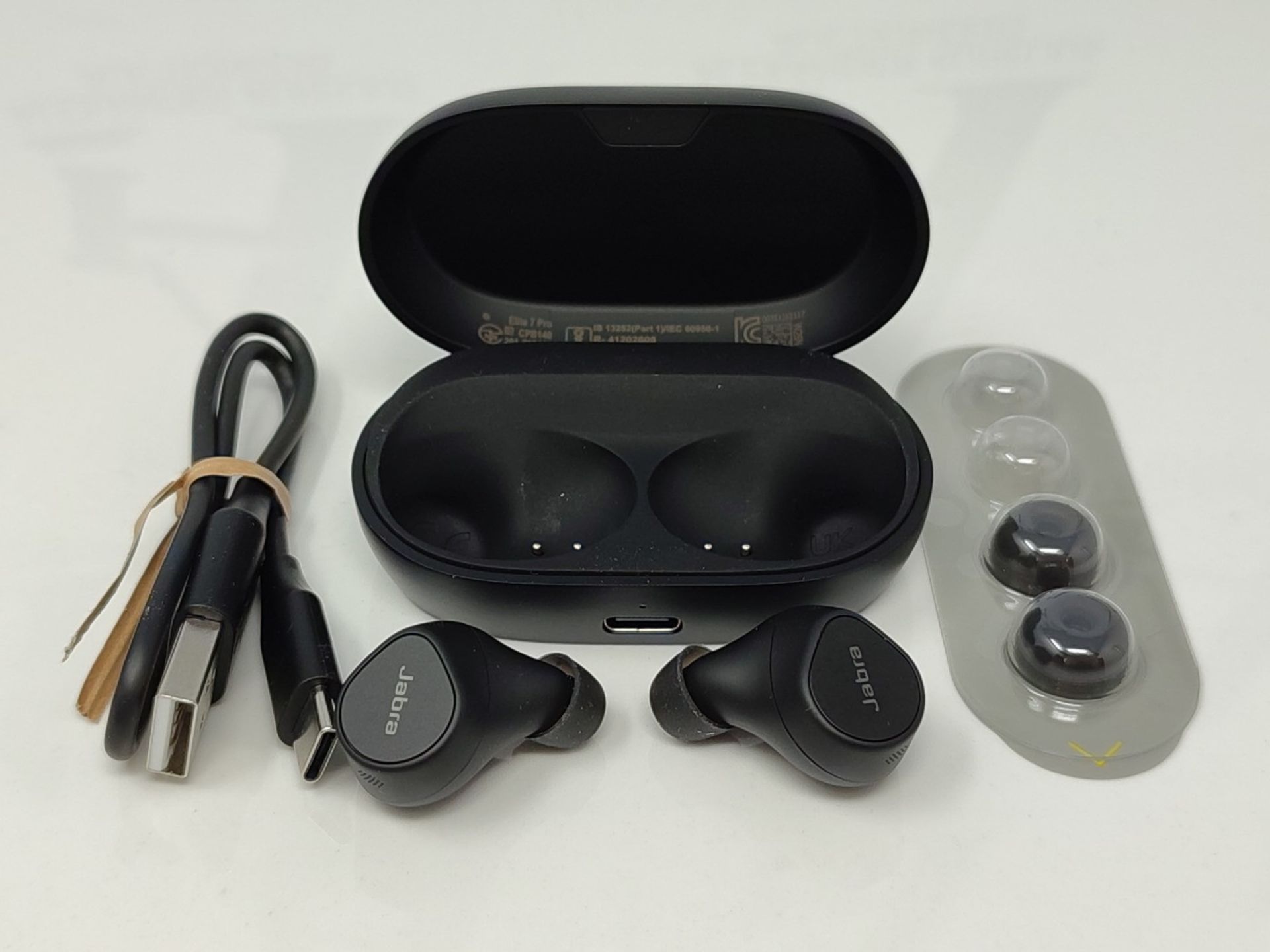 RRP £197.00 Jabra Elite 7 Pro Bluetooth in-ear headphones - True Wireless headphones with adjustab - Image 2 of 2