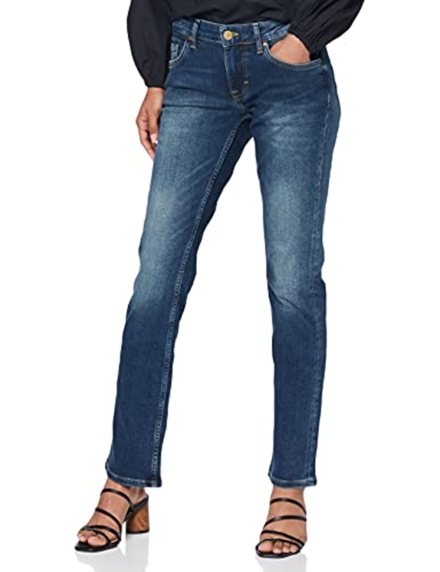 RRP £72.00 MUSTANG Women's Sissy Straight Jeans, 582 Blue, 31W 34L EU