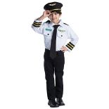 Dress Up America Pilot Role Play Costume - Simulation Play Sets for Kids - Dress Up Se