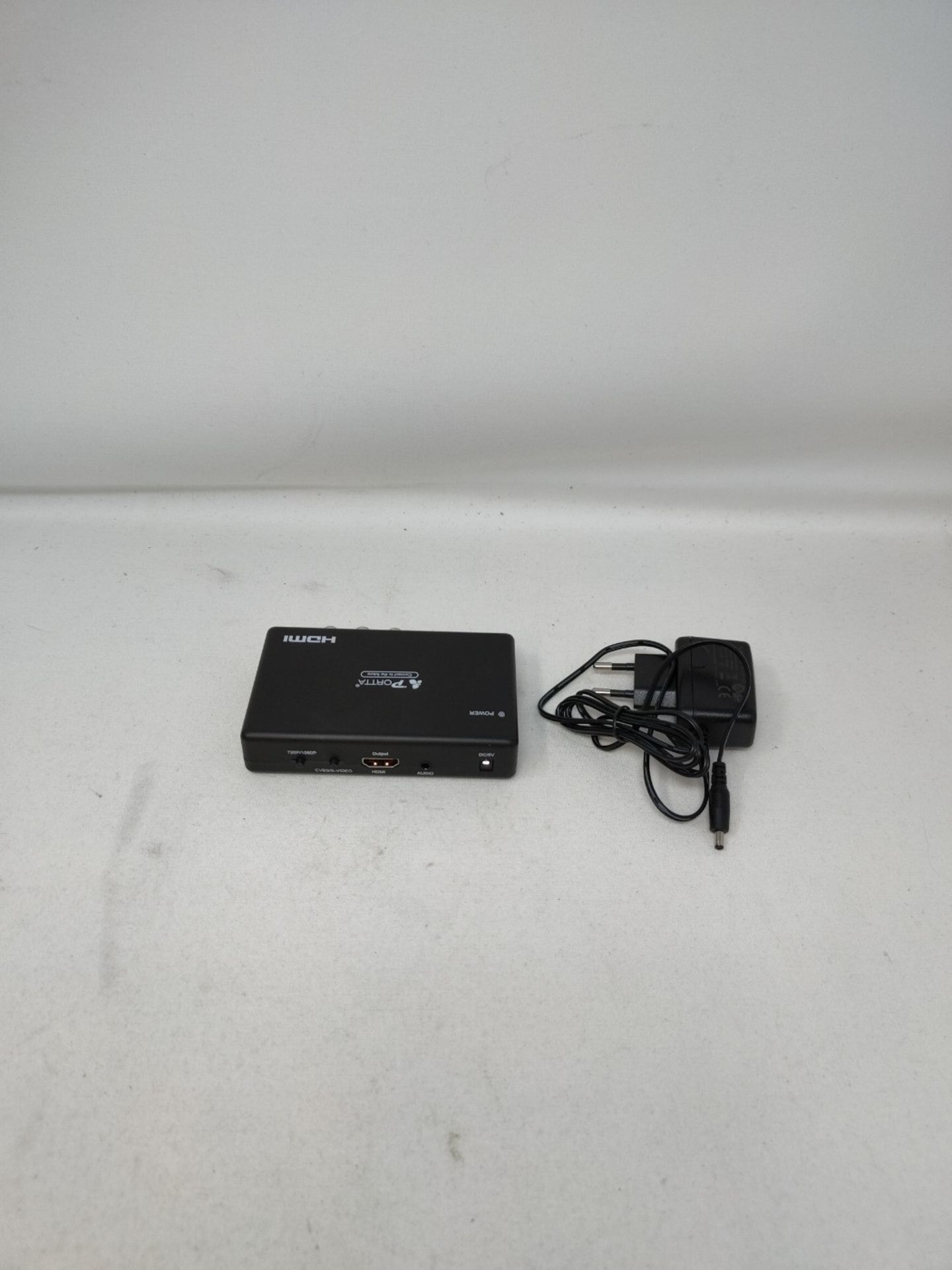 Portta HDMI Converter Up-scaler AV or CVBS and S-Video and R/L Audio to HDMI Converter - Image 3 of 3