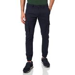 JACK & JONES Men Pants Cargo Jogger Trousers Paul Flake AKM 542 Twill Stretch, Colors: